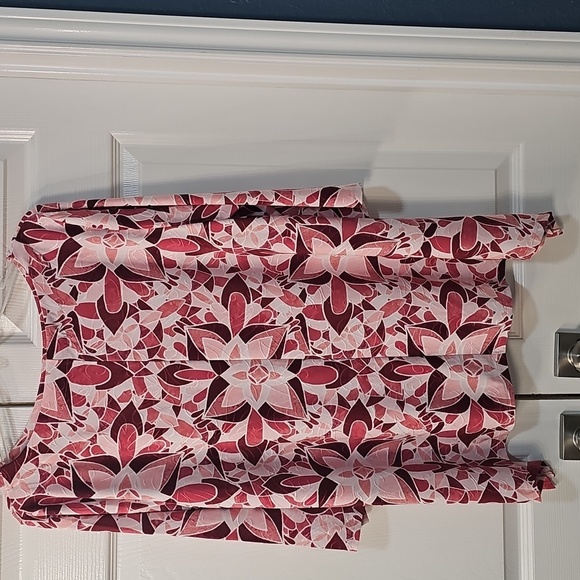 NWT JM Collection Petite XL Floral tile Jacquard Scoop Neck Ruby Slippers Combo - Picture 7 of 9